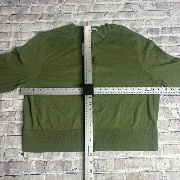 EUC LOFT Olive Green Cardigan Size XL - Picture 14 of 15